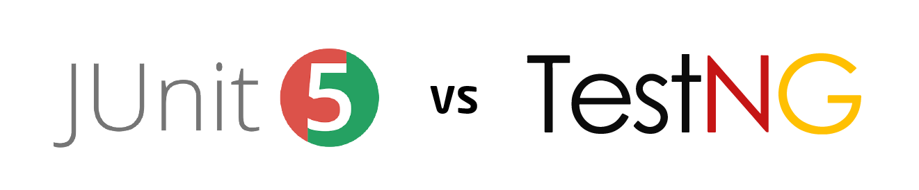 JUnit 5 vs TestNG logos